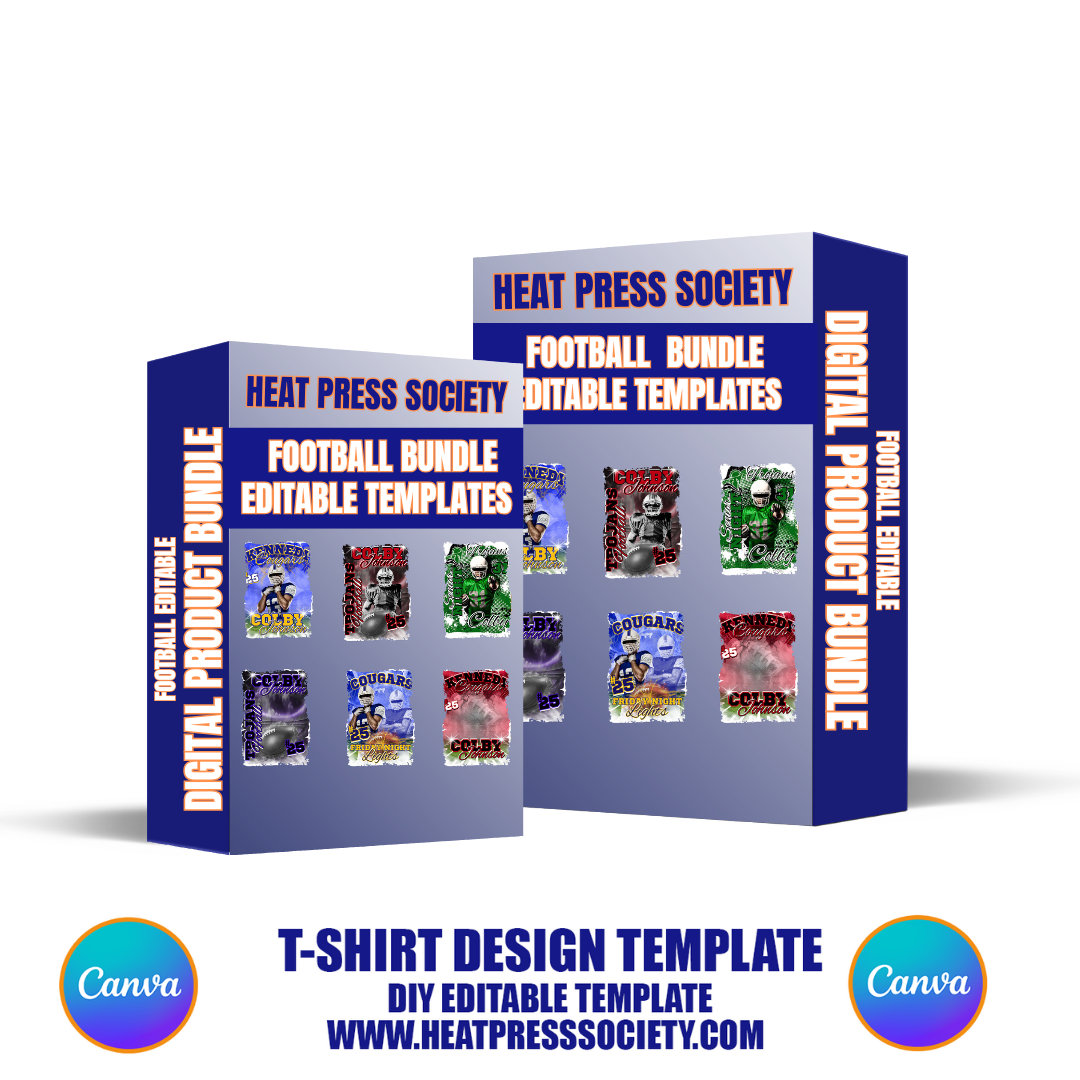 Football Editable Canva Designs (28 Editable Designs)