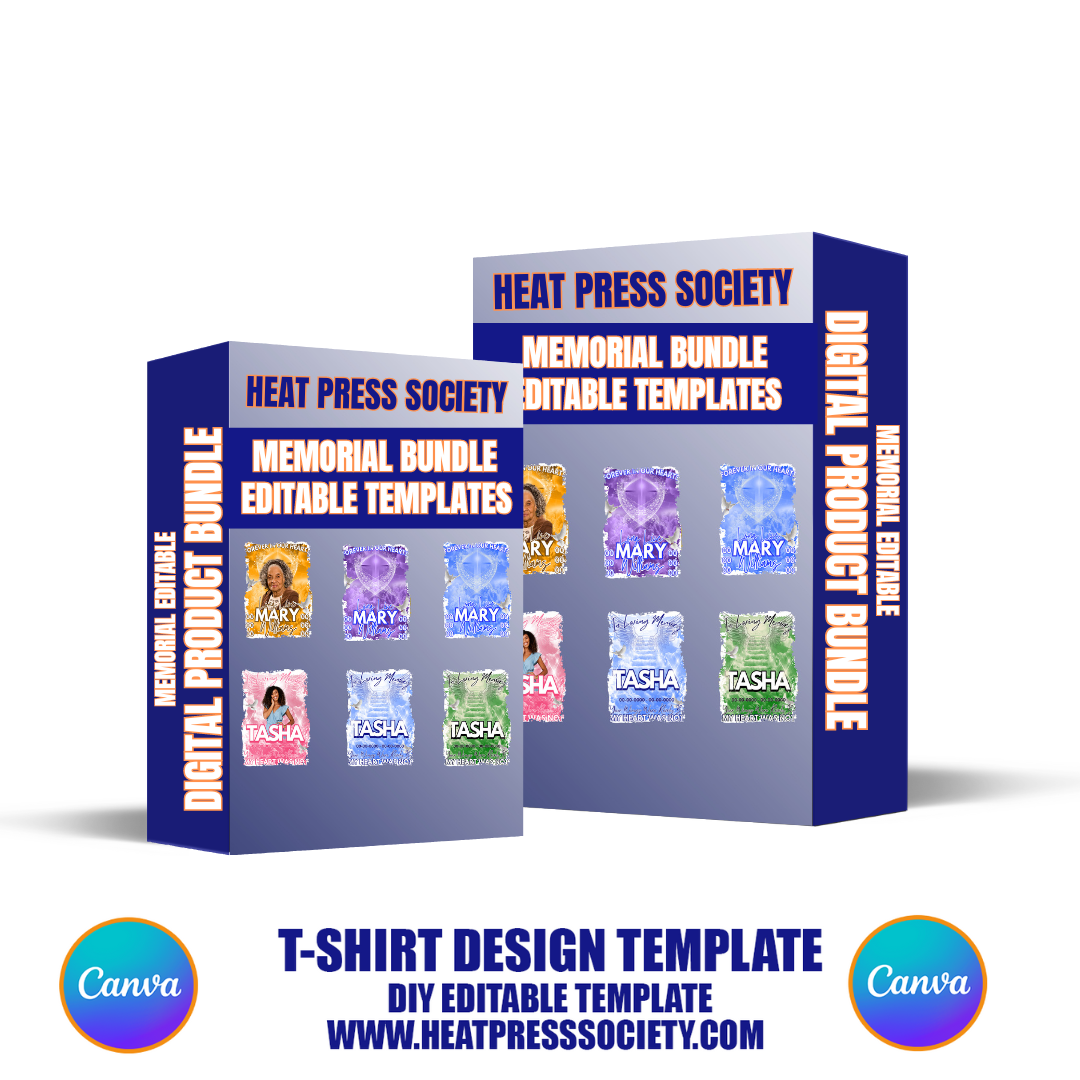 Memorial Editable Canva Designs (17 Editable Designs)
