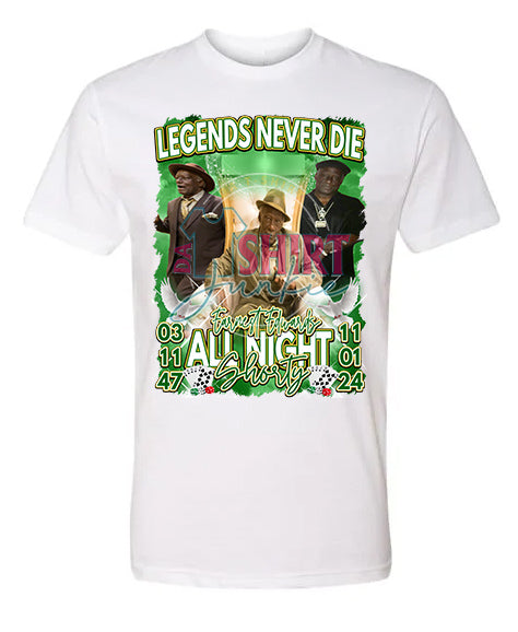 All Night Shorty Memorial Shirts